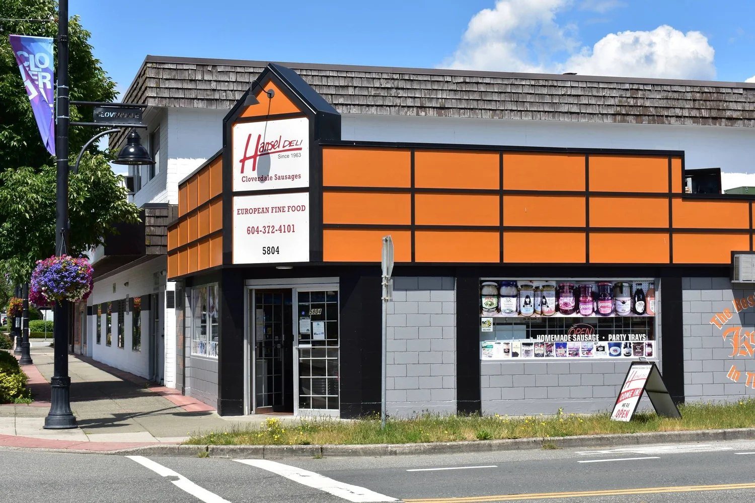 The Hansel Deli storefront on 176 Street in Cloverdale, Surrey BC